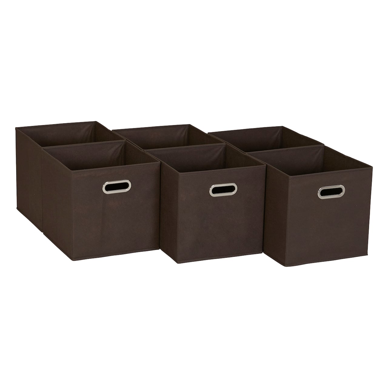 6 Pack Household Essentials 11" Fabric Storage Bins
